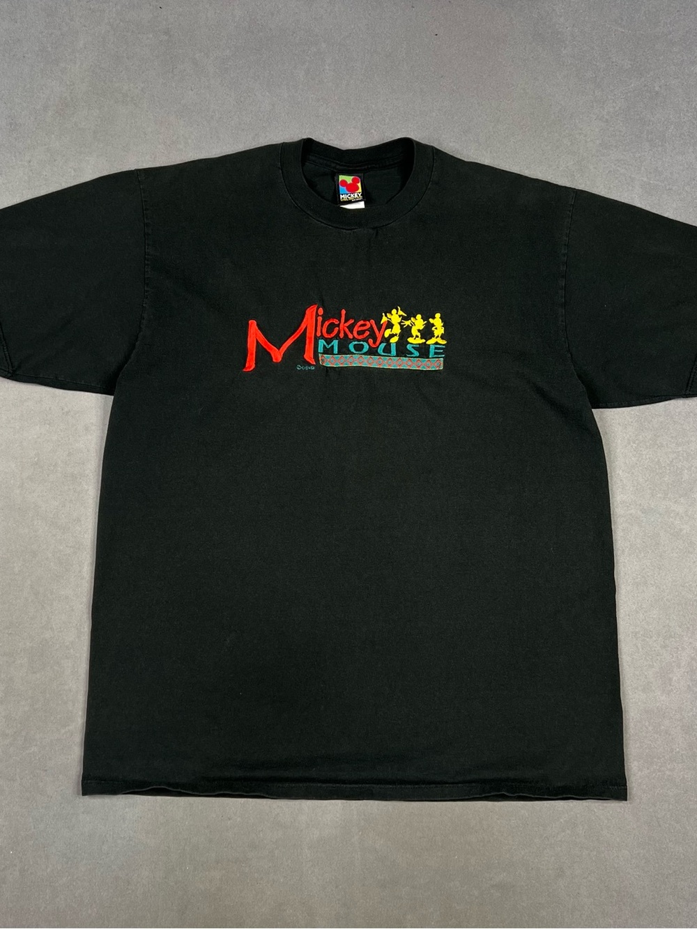 Vintage Black Mickey Mouse  Short Sleeve - Vintage
